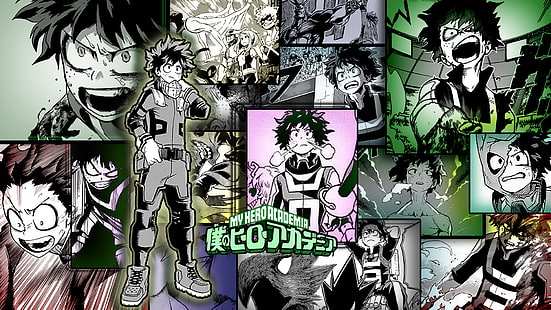 Boku no Hero Academia, Midoriya Izuku, manga, Sfondo HD HD wallpaper