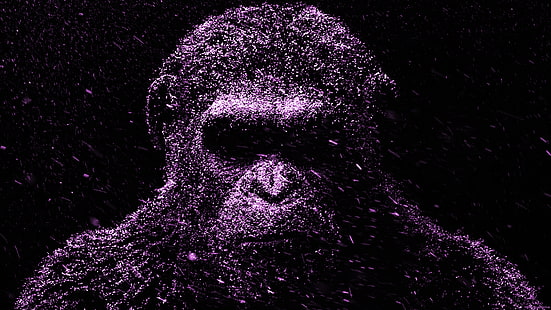 Purple, Caesar, War for the Planet of the Apes, 4K, วอลล์เปเปอร์ HD HD wallpaper