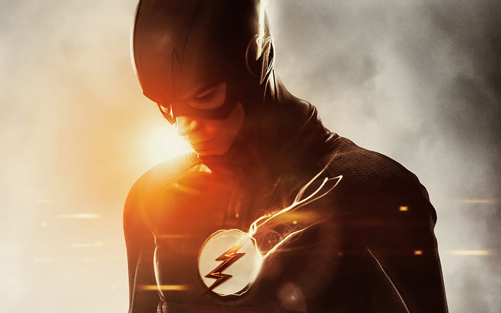 the flash, tv shows, the cw, super heroes, barry allen, grant gustin, HD wallpaper