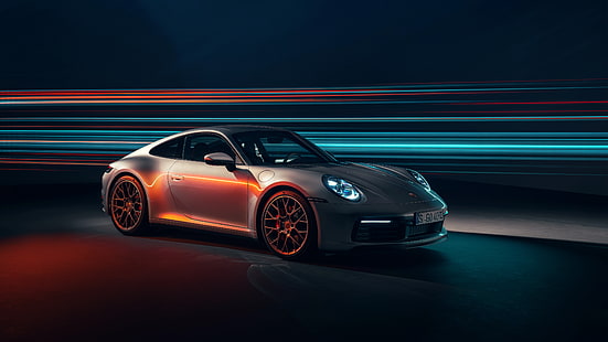 Porsche 911 Carrera 4S 2019 4K, Porsche, Carrera, 911, 2019, Fondo de pantalla HD HD wallpaper