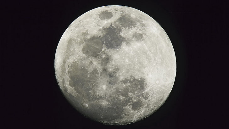 보름달 1920x1080 우주 달 HD 아트, 보름달, HD 배경 화면
