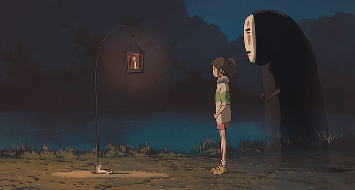 Chihiro, anime, Hayao Miyazaki, Spirited Away, Studio Ghibli, Sfondo HD