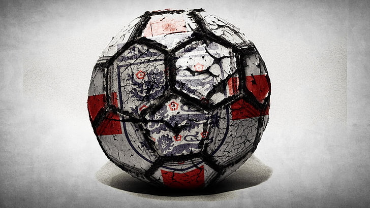 soccer ball illustration, ball, HD wallpaper