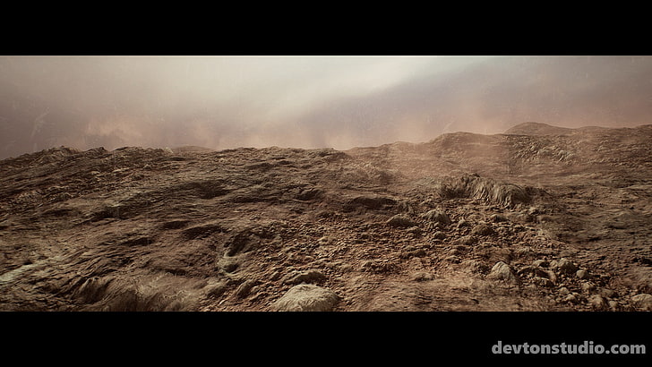 CGI, 사막, HD 배경 화면