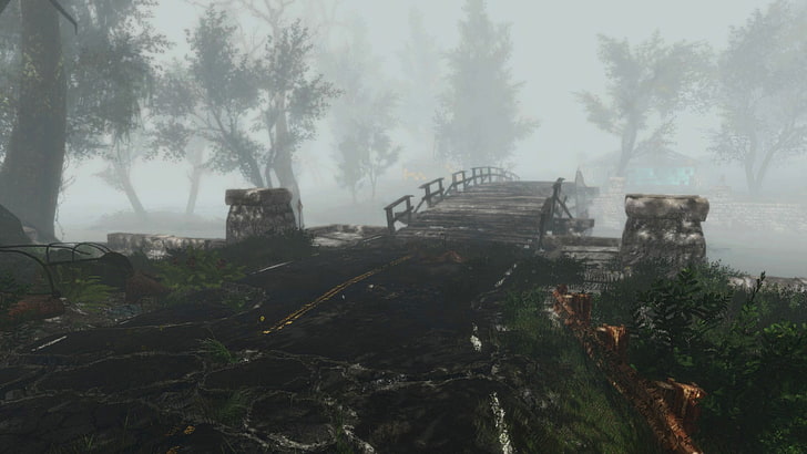 Fallout 4, Bethesda Softworks, игровой мод, туман, Fallout, HD обои