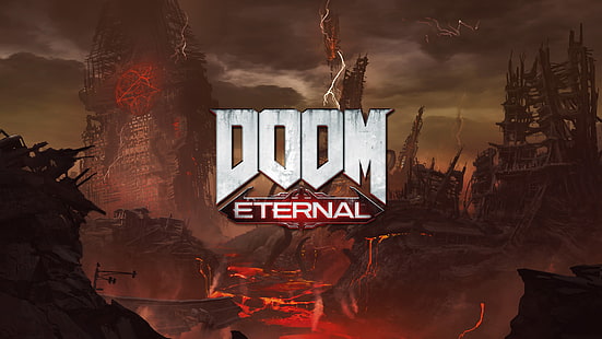 Doom Eternal 2019, игра 4K, Game, Eternal, Doom, 2019, HD обои HD wallpaper