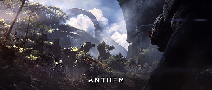 4k, captura de tela, jogabilidade, Anthem, E3 2017, HD papel de parede