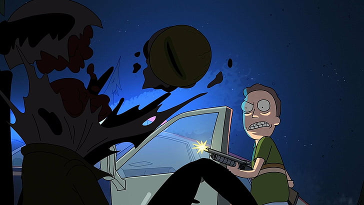Acara TV, Rick and Morty, Jerry Smith, Wallpaper HD