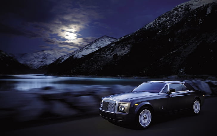 Rolls Royce Phantom Coupe Night 2010, HD wallpaper