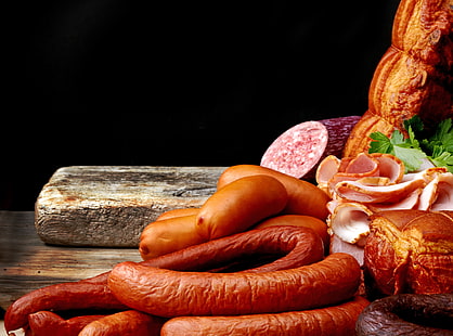 Essen, Fleisch, Schinken, Wurst, HD-Hintergrundbild HD wallpaper