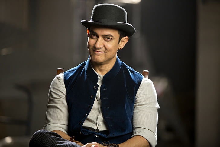 Aamir Khan, 4K, Ator, HD papel de parede