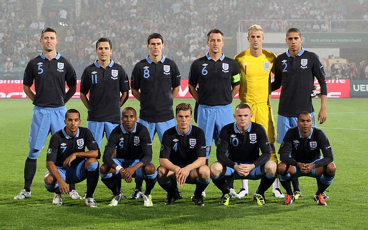 Seleção nacional de Inglaterra, estrelas, rooney, inglaterra, estádio, HD papel de parede