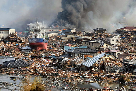 Japonia, trzęsienia ziemi, Tapety HD HD wallpaper