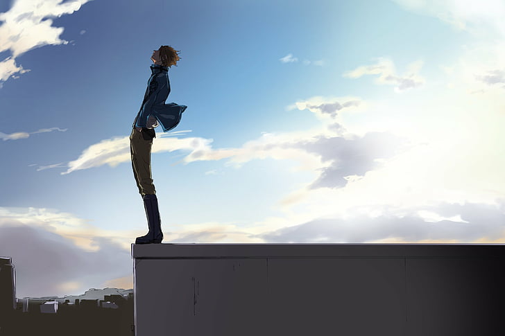 Anime, Pemicu Dunia, Yūichi Jin, Wallpaper HD