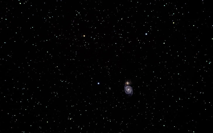 Whirlpool Galaxy-Universe HD Wallpaper, HD tapet