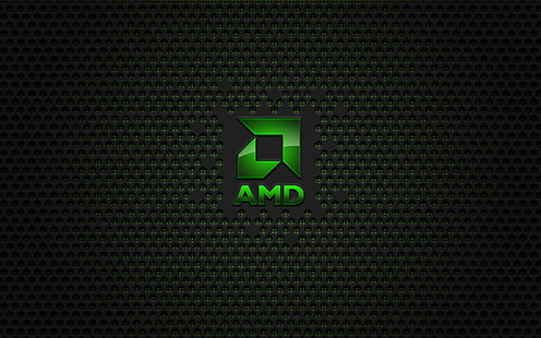 amd, marca, computador, logotipo, plano de fundo, HD papel de parede HD wallpaper