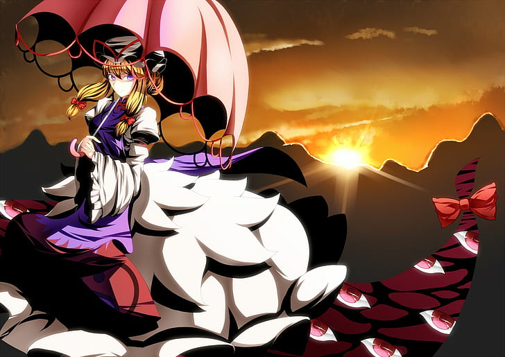 Touhou, Anime Mädchen, HD-Hintergrundbild