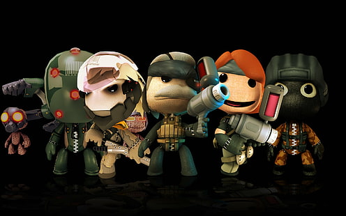 LittleBigPlanet, การ์ตูน, Metal Gear, วอลล์เปเปอร์ HD HD wallpaper