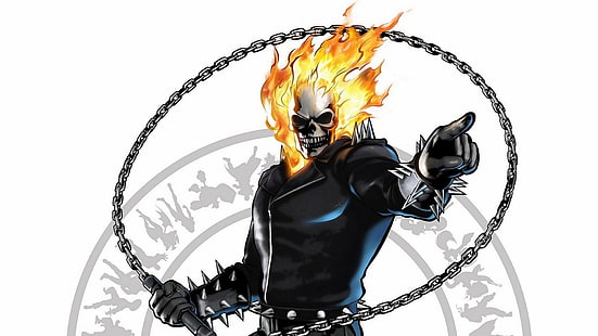 Ghost Rider HD, póster de jinete fantasma, cómics, fantasma, jinete, Fondo de pantalla HD HD wallpaper