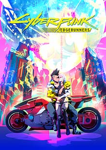 lucy (edgerunners), Cyberpunk: edgerunners, anime, anime girls, cyberpunk, Sfondo HD HD wallpaper