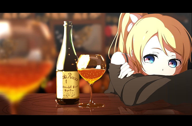 braunhaarige weibliche Anime-Figur, Anime, Love Live !, traurig, HD-Hintergrundbild