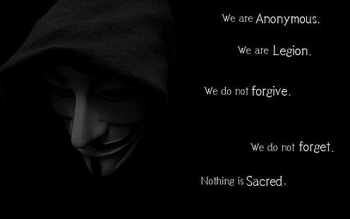 анархия, анонимен, тъмен, хакер, хакерство, маска, садик, вендета, HD тапет HD wallpaper