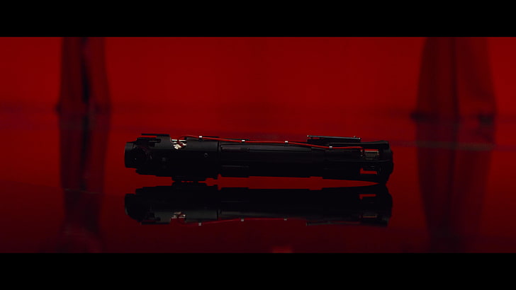 black light saber toy, Star Wars: The Last Jedi, movies, lightsaber, Kylo Ren, Star Wars, HD wallpaper