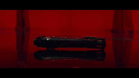 schwarzes Lichtschwert Spielzeug, Star Wars: The Last Jedi, Filme, Lichtschwert, Kylo Ren, Star Wars, HD-Hintergrundbild HD wallpaper