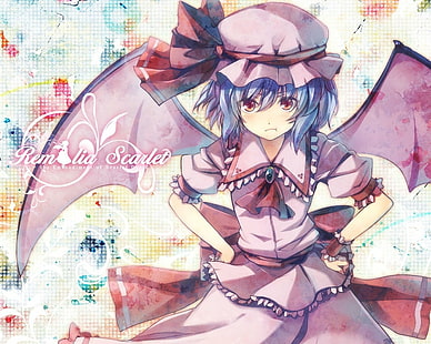 Anime, Touhou, Remilia Scarlet, HD-Hintergrundbild HD wallpaper