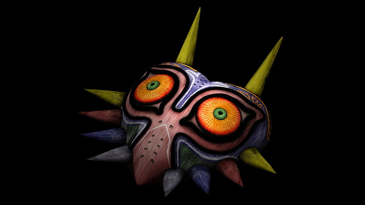 mehrfarbiges Herz mit digitaler Tapete des Dorns, die Legende von Zelda, die Legende von Zelda: Majoras Maske, HD-Hintergrundbild