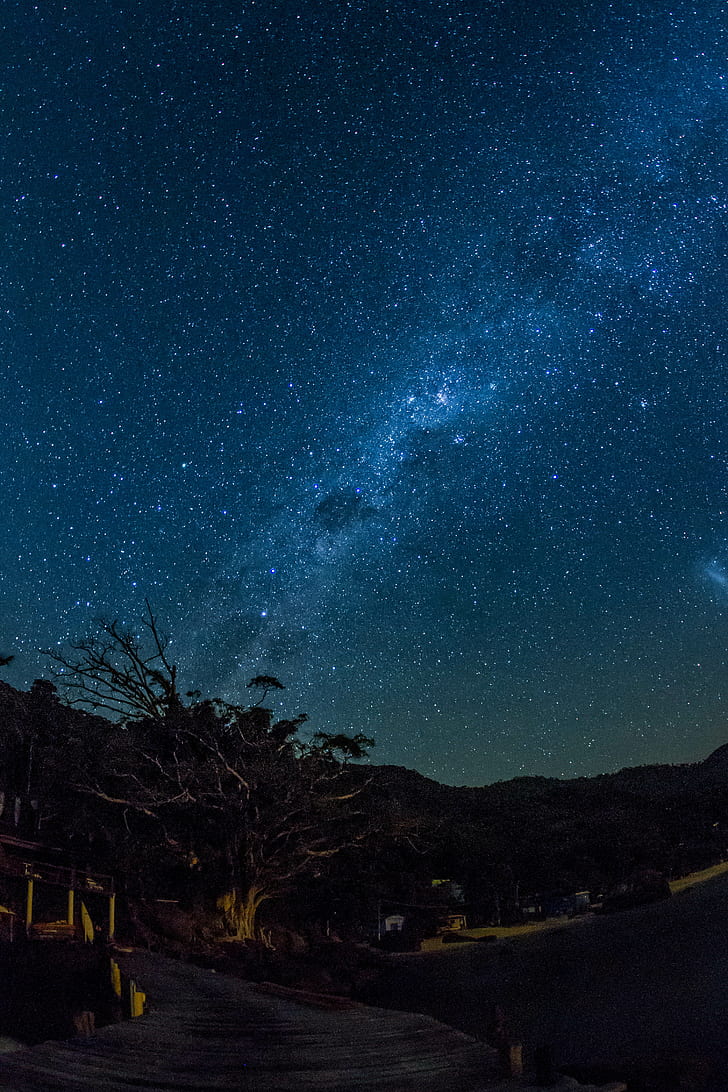 Sternenhimmel, Milchstraße, Nacht, Sterne, Glanz, Nachthimmel, HD-Hintergrundbild, Handy-Hintergrundbild