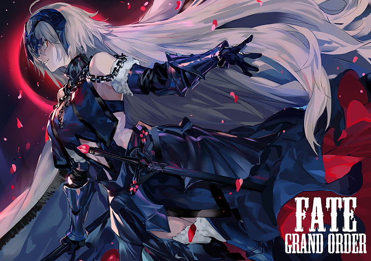 سلسلة Fate ، Fate / Grand Order ، Avenger (Fate / Grand Order) ، جان دارك ألتر، خلفية HD