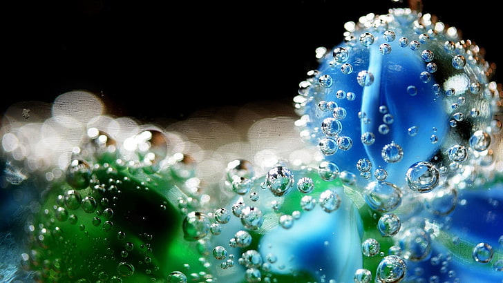 Resumen, burbuja, agua, gota, transparente, líquido, mojado, luz, gotas,  Fondo de pantalla HD | Wallpaperbetter