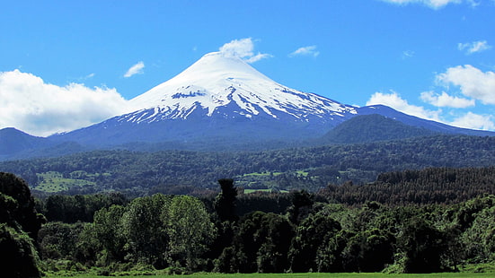 Chile, Osorno, Vulkan, Osorno Vulkan, Stratovulkan, Los Lagos, Llanquihue, HD-Hintergrundbild HD wallpaper