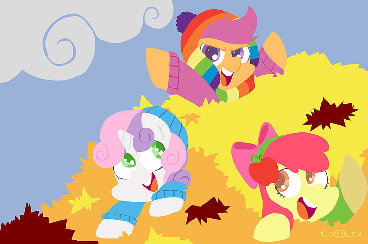 TV-show, My Little Pony: Friendship is Magic, Apple Bloom, Scootaloo (My Little Pony), Sweetie Belle, HD tapet