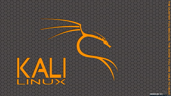 Logo Kali Linux, Linux, Kali Linux NetHunter, Kali Linux, Sfondo HD HD wallpaper