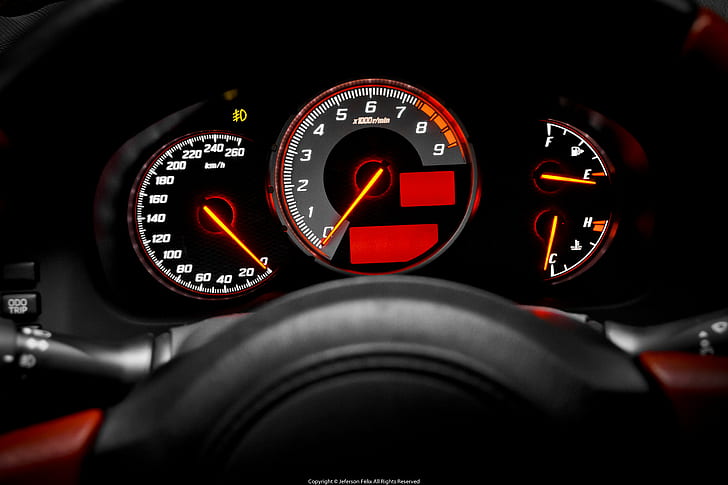Toyota GT-86, รถยนต์, Toyota, GT-86, แผงหน้าปัด, มาตรวัดความเร็ว, ภายในรถ, Toyobaru, วอลล์เปเปอร์ HD