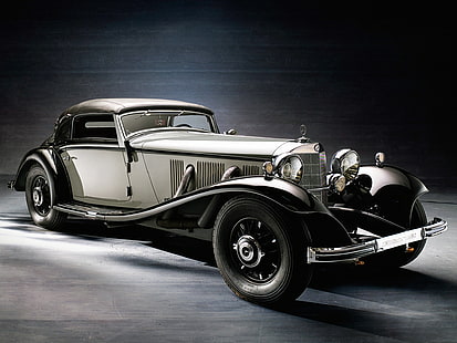 1935, 500k, benz, cabriolet, lüks, mercedes, retro, HD masaüstü duvar kağıdı HD wallpaper