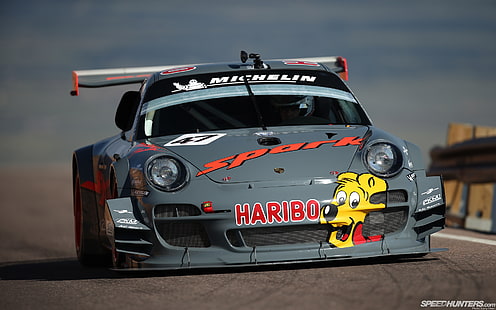 Pikes Peak Porsche Race Car HD, автомобили, суперкар, гонки, porsche, пик, пики, HD обои HD wallpaper
