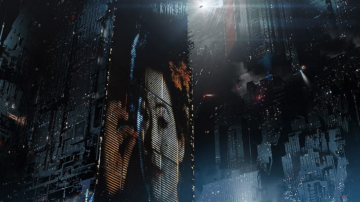 Blade Runner, noir, asiatico, giapponese, cyberpunk, città, Los Angeles, film, città futuristica, Sfondo HD