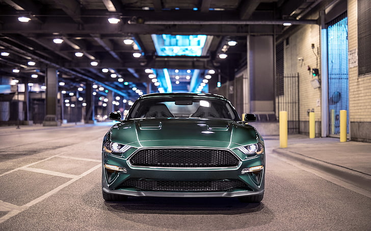ford mustang, green, muscle cars, Vehicle, HD wallpaper
