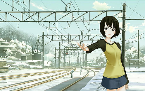 Anime, Selamat Datang Di N.H.K., Misaki Nakahara, Wallpaper HD HD wallpaper