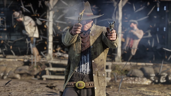 วิดีโอเกมคาวบอย Red Dead Redemption 2 เกม Rockstar ตะวันตก Red Dead Redemption, วอลล์เปเปอร์ HD HD wallpaper