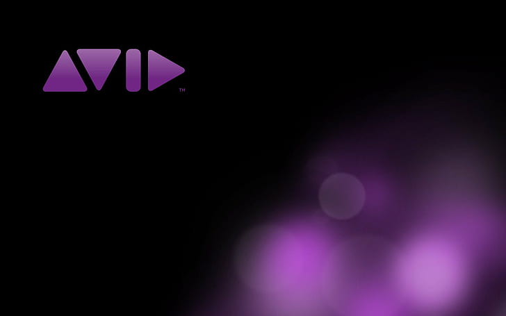 Avid Technology, logo, Fondo de pantalla HD