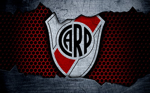 Fotboll, Club Atlético River Plate, logotyp, HD tapet HD wallpaper