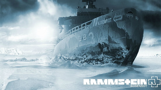 Band (Music), Rammstein, Album, Germany, Ice, Music, Ship, Shipwreck, HD wallpaper HD wallpaper
