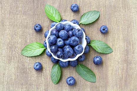 beri, blueberry, segar, blueberry, Wallpaper HD HD wallpaper
