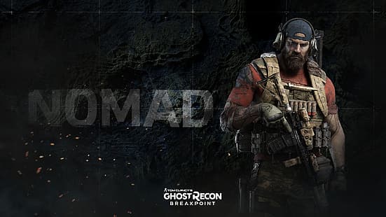 Ghost Recon Breakpoint, Tom Clancys Ghost Recon Breakpoint, Videospielkunst, Videospielfiguren, Ghost Recon, Tom Clancys, Ubisoft, HD-Hintergrundbild HD wallpaper