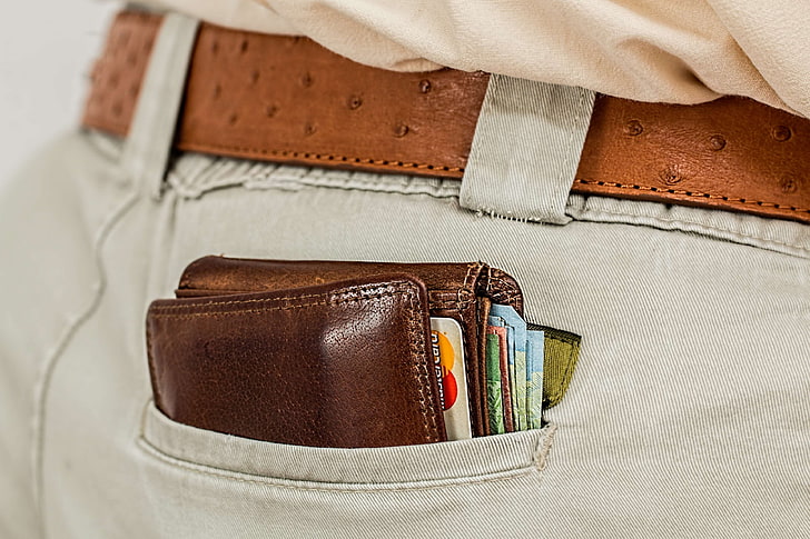 belt, cash, credit card, finance, male, man, mastercard, money, person, pickpocket, pocket, rich, wallet, wealth, HD wallpaper