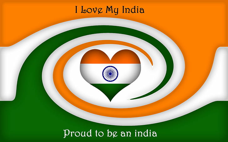 флаг, знамена, Индия, индийски, HD тапет